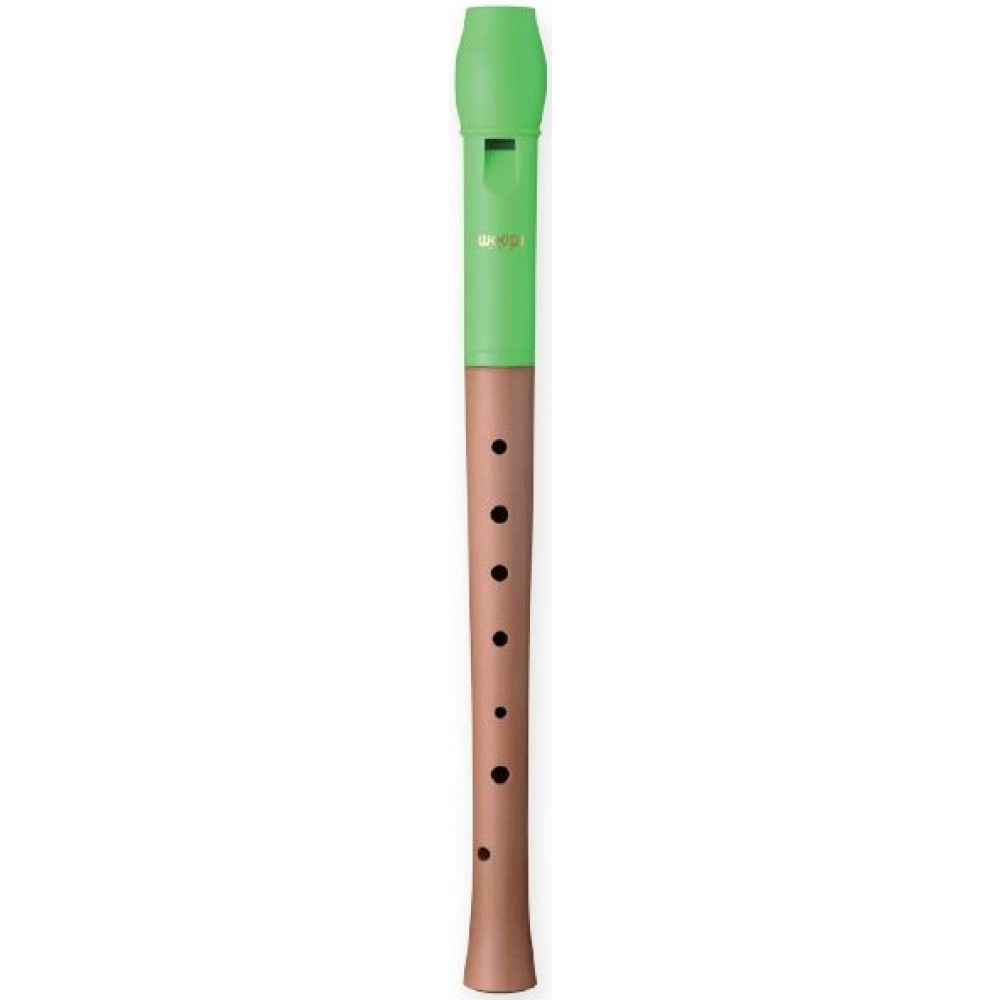 Flauta Dulce Soprano Digitación Alemana Smart WRS-4338G-GR Mixta Verde
