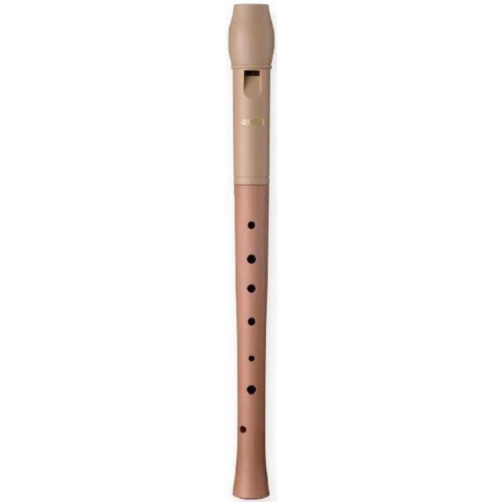 Flauta Dulce Soprano Digitación Alemana Smart WRS-4338G-BG Mixta Beige