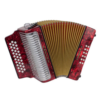 Acordeón Hohner A-5623-GCF Corona II Rojo