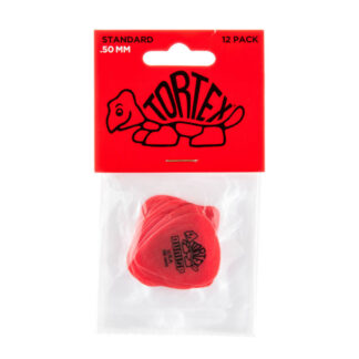 Bolsa 12 Púas Dunlop 418P-050 Tortex Standard 0.50mm Pickers