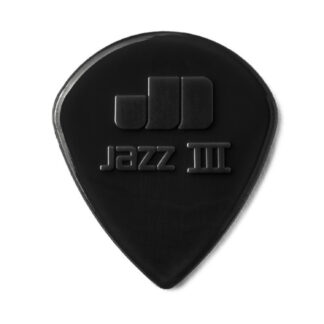 Bolsa 24 Púas Dunlop 47R3S Nylon Jazz Sharp Negra 1.38mm