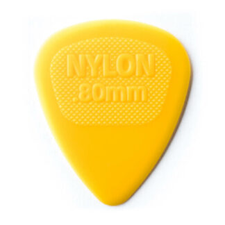 Bolsa 72 Púas Dunlop 443R-080 Nylon Midi Standard 0.80mm