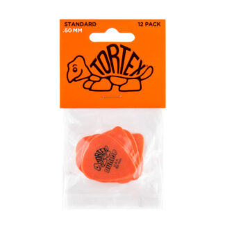 Bolsa 12 Púas Dunlop 418P-060 Tortex Standard 0.60mm Pickers