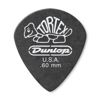 Bolsa 72 Púas Dunlop 482R-060 Tortex Pitch Black Jazz 0.60mm
