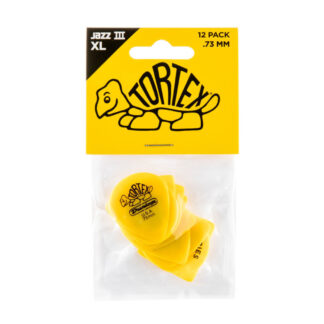 Bolsa 12 Púas Dunlop 498P-073 Tortex Jazz III Xl 0.73mm Pickers