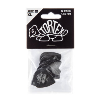 Bolsa 12 Púas Dunlop 498P-135 Tortex Jazz III Xl 1.35mm Pickers