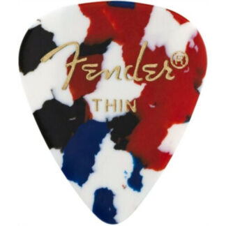 Pack 12 Púas Fender 198-0351-750 Confetti Thin