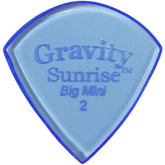 Púa Gravity Sunrise Big Mini 2.0mm Pulida Azul GSUB2P
