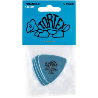 Bolsa 6 Púas Dunlop 431P-100 Tortex Triangle 1.00mm Pickers