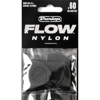 Bolsa 12 Púas Dunlop 541P-060 Flow Nylon 0.60mm Pickers