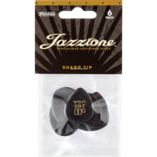 Player´s Pack 6 Púas Dunlop 477P-205 Jazztone Sharp Tip