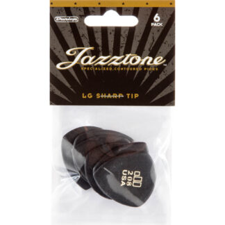 Player´s Pack 6 Púas Dunlop 477P-208 Jazztone Large Sharp Tip