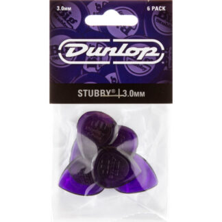 Player´s Pack 6 Púas Dunlop 474P-300 Stubby Jazz 3.00mm