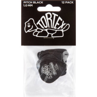 Player´s Pack 12 Púas Dunlop 488P-100 Tortex Pitch Black Std 1.00mm