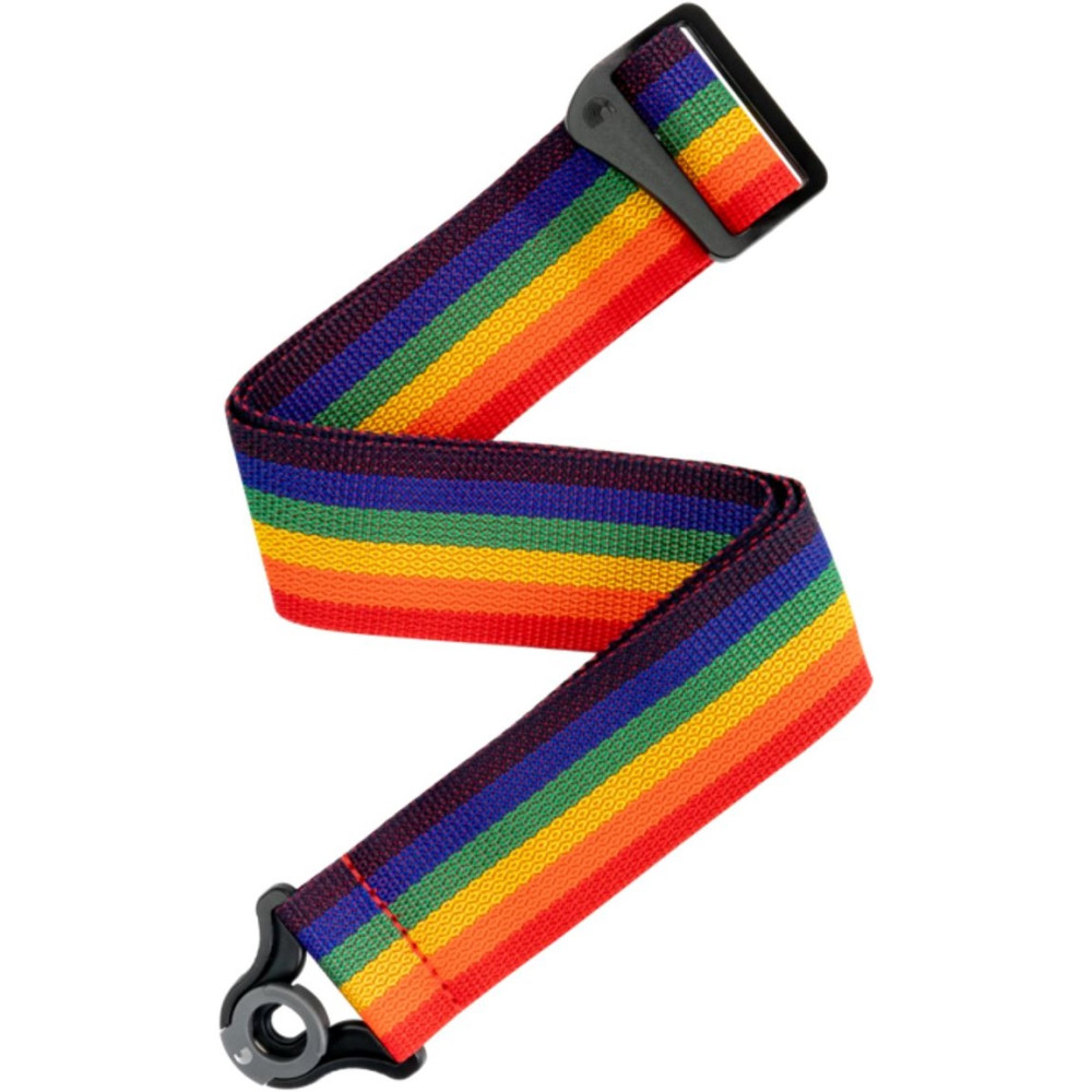 Correa D'Addario PW-SAL411 Auto Lock Polypro Arco Iris