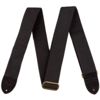 Correa Fender 099-0667-006 Cotton/Leather Negra 2"