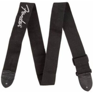 Correa Fender 099-0662-043 Poly Negra Logo Gris