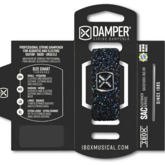 Amortiguador de Cuerdas Ibox Damper Medium Cristal Azul DAMD04