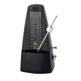 Metrónomo Mecánico Cherub WSM-330 Negro
