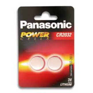 Blister 2 Pilas Botón Panasonic 3V. CR2032