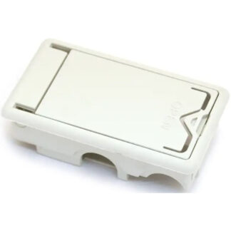 Caja pila para pedales Dunlop Crybaby ECB-244WH Blanca