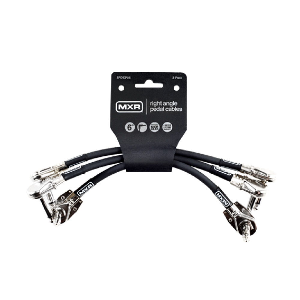 Pack 3 Cables Dunlop 3PDCP06 Patch 15 cms