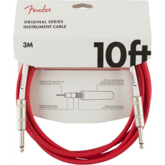 Cable Jack Fender 099-0510-010 Original Series Rojo 3 metros