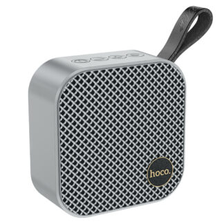 Altavoz Hoco HC22 Bluetooth 5.2 5W con FM, USB, TF, AUX y TWS en Gris