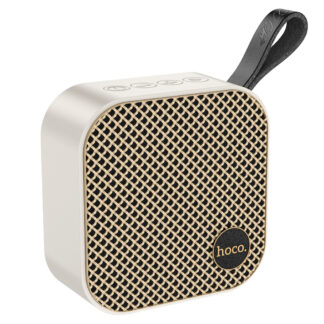 Altavoz Hoco HC22 Bluetooth 5.2 5W con FM, USB, TF, AUX y TWS en Blanco