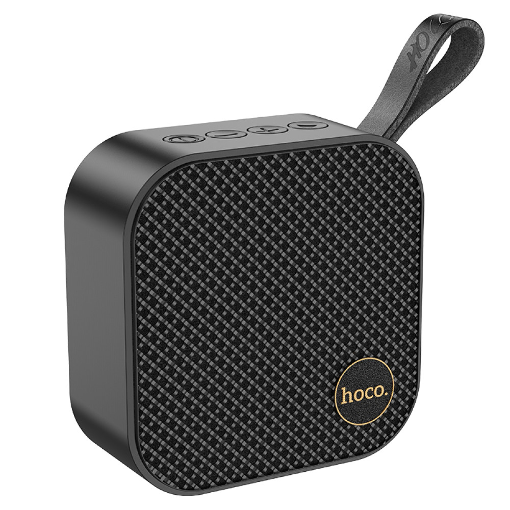 Altavoz Hoco HC22 Bluetooth 5.2 5W con FM, USB, TF, AUX y TWS en Negro