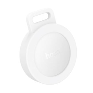 Localizador Hoco E101 con Apple Find My y Google Find My Device en Blanco