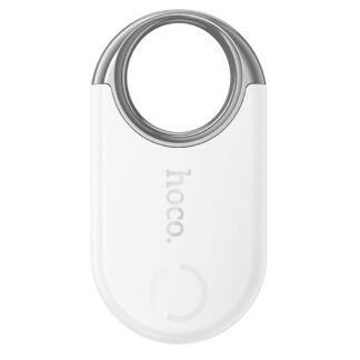 Localizador Hoco E98A con Google Find My Device en Blanco Perla