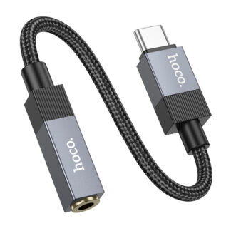 Adaptador de audio Hoco UPA32C USB-C - Jack 3,5mm hembra trenzado