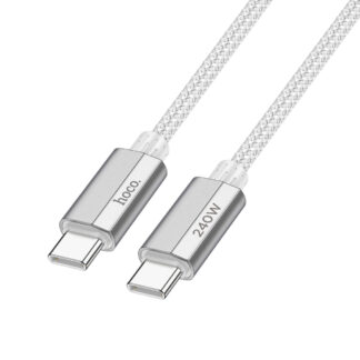 Cable Hoco U134 USB-C - USB-C PD 240W 1,8m en Gris