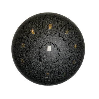 Steel Tongue Drum F-Zone STD618N Negro Jaspeado (6" 8 notas)