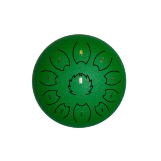 Steel Tongue Drum F-Zone STD811N Verde (8" 11 notas)