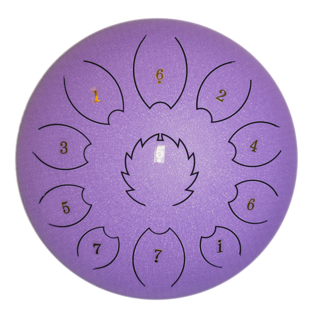 Steel Tongue Drum F-Zone STD1013N Púrpura (10" 13 notas)