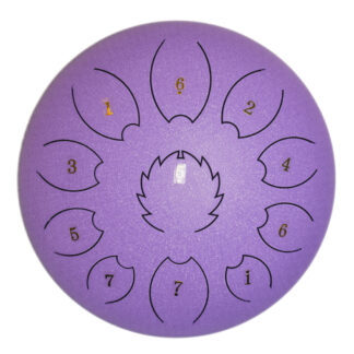 Steel Tongue Drum F-Zone STD1211N Púrpura (12" 11 notas)