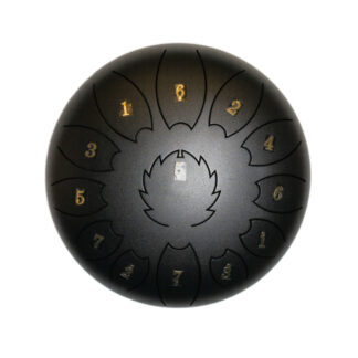 Steel Tongue Drum F-Zone STD1211N Negro (12" 11 notas)