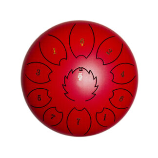 Steel Tongue Drum F-Zone STD1213N Rojo (12" 13 notas)
