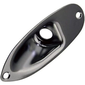 Placa Entrada Jack Gotoh Cosmo Negro JCS-1-CK