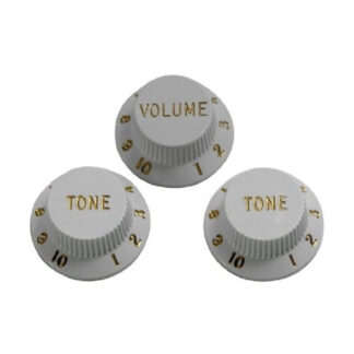 Botón Gotoh Stratocaster KW-240T-W Tono Blanco