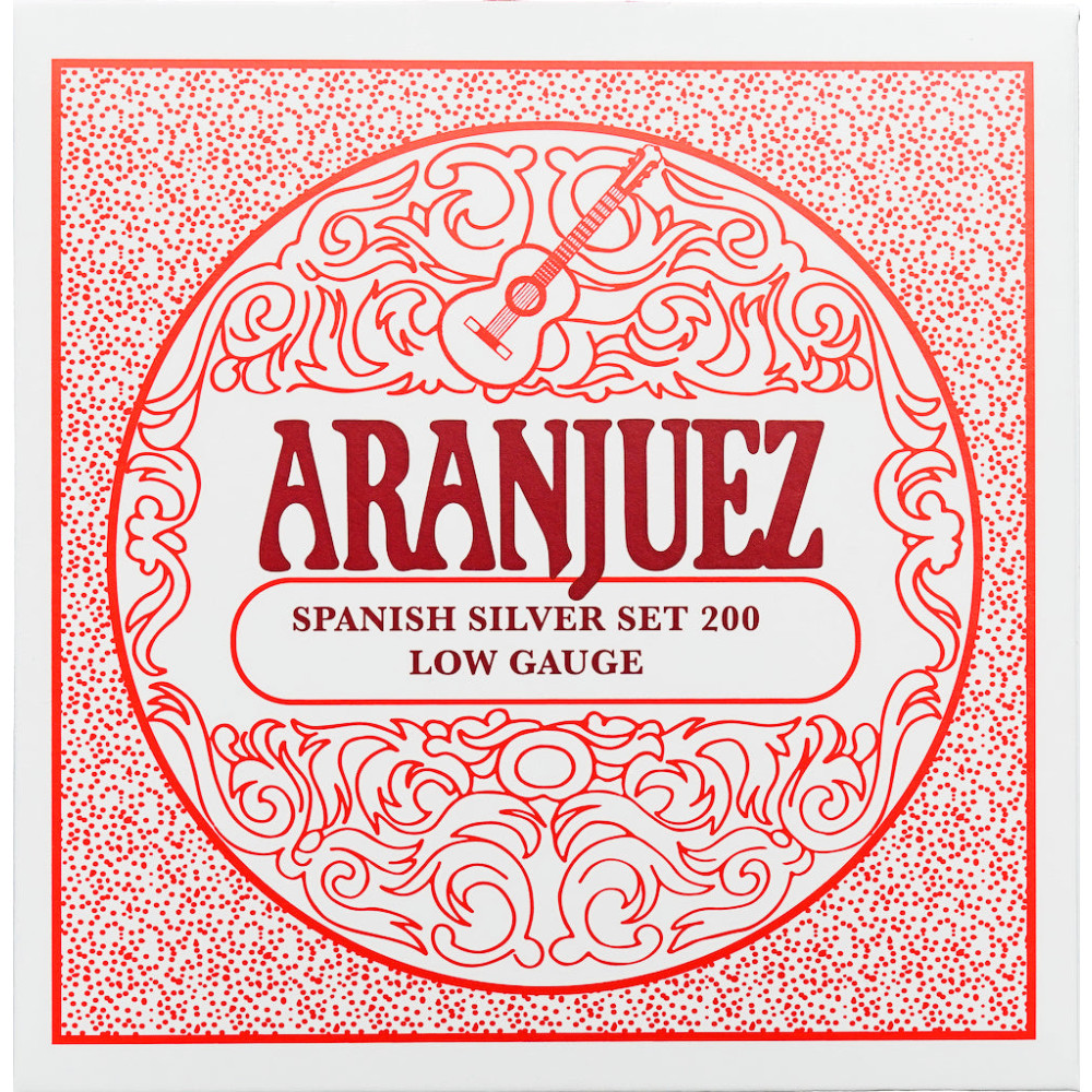 Juego Cuerdas Guitarra Clasica Aranjuez Spanish Silver 200