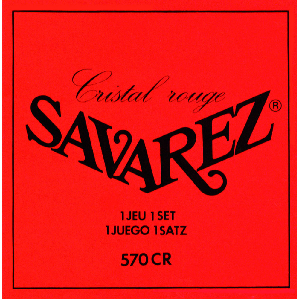 Juego Savarez Clásica Cristal Roja 570-CR