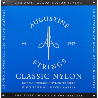 Juego Cuerdas Guitarra Clásica Augustine Azul