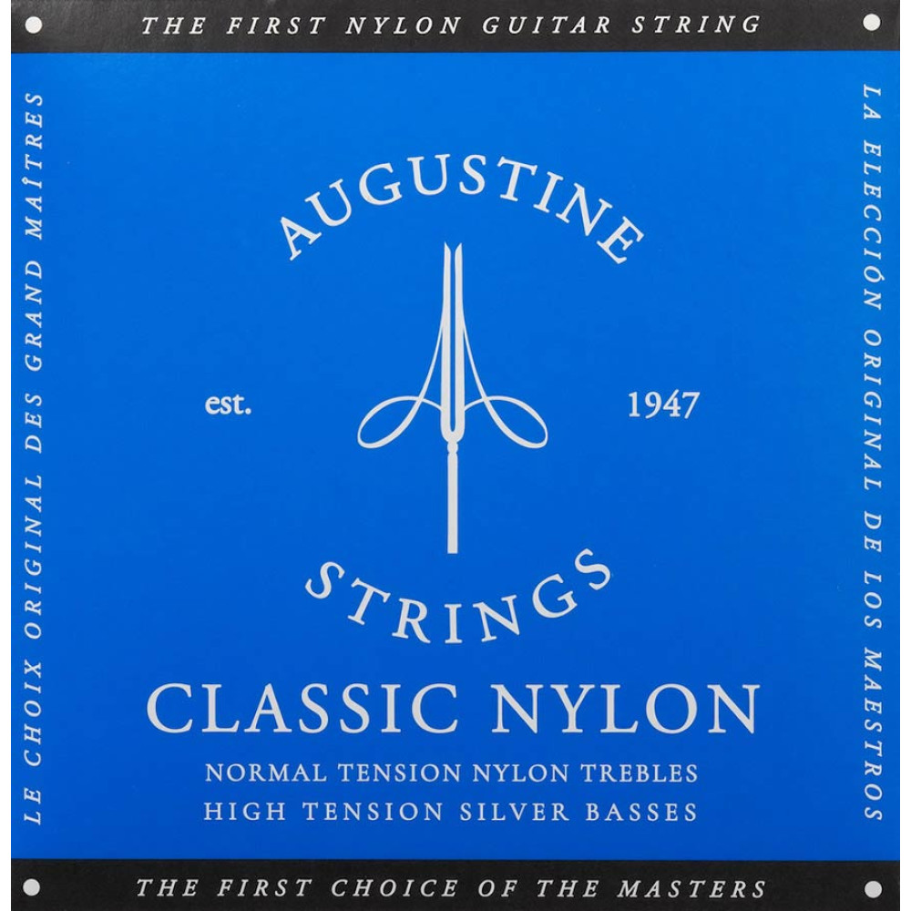 Juego Cuerdas Guitarra Clásica Augustine Azul