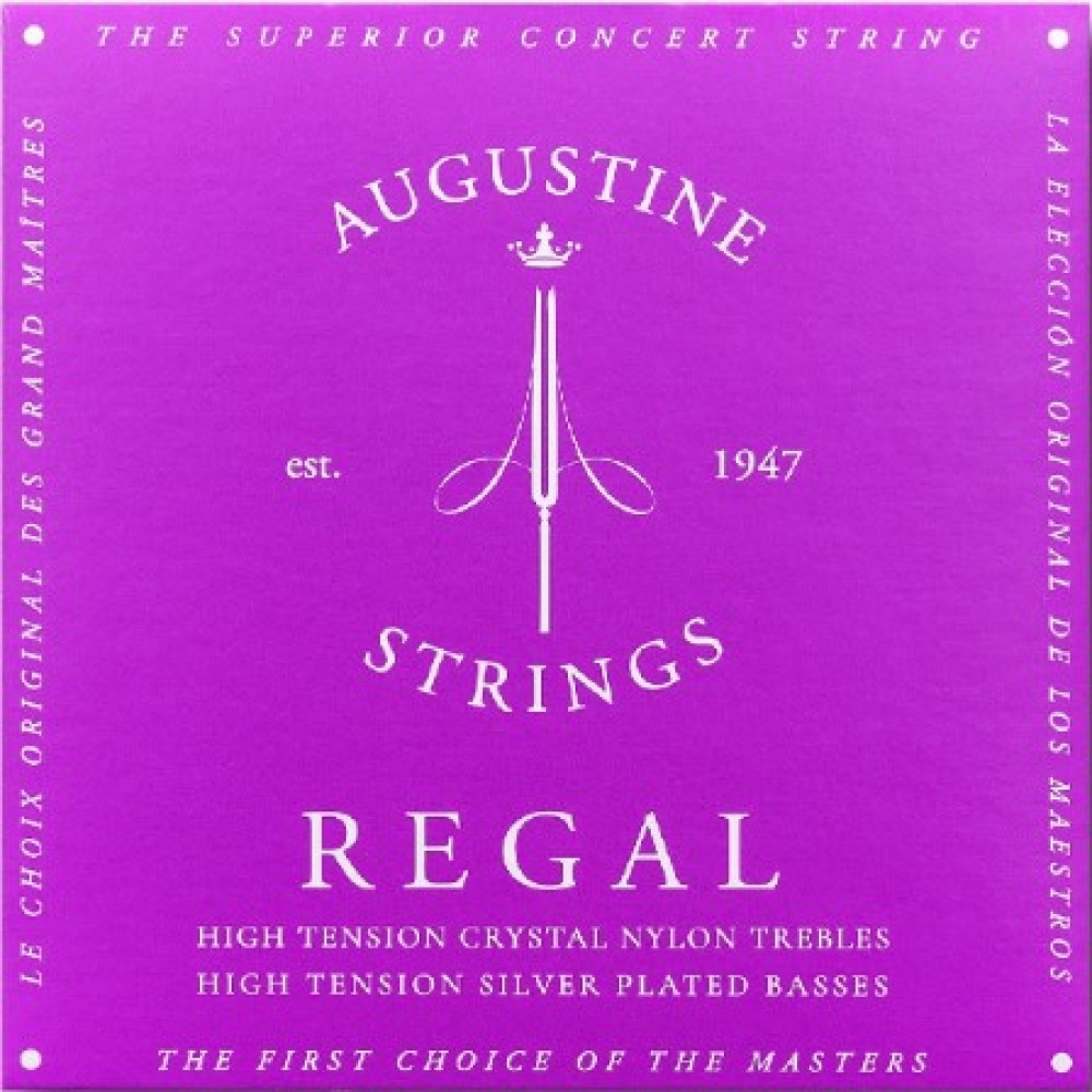 Juego Cuerdas Guitarra Clásica Augustine Regals Azul