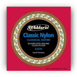 Juego Cuerdas Guitarra Clásica D'Addario Student EJ-27H Tensión Fuerte