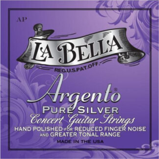 Juego La Bella Argento Pure Silver Hand Polished Medium Clásica AP