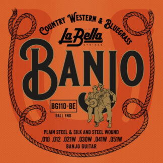 Juego Banjo Guitar La Bella BG-110 (6 cuerdas)